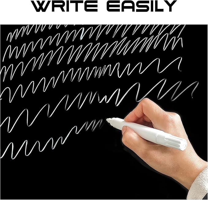 JYYPWB Magnetic Glass Whiteboard 48" x 36" Dry Erase Board Frameless Premium - Image 3