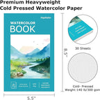 Hapikalor 5.5"x8.5"Watercolor Small Sketchbook - Image 2