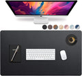 Leather Desk Pad 36" x 20", Vine Creations Office Desk Mat Waterproof Black by VineCreations