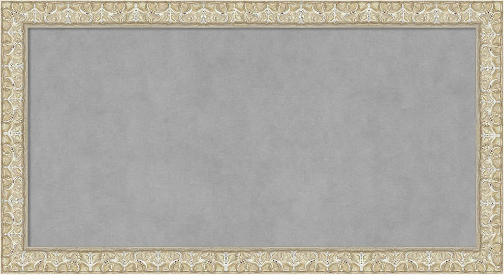 Amanti Art Silver Framed Magnetic Board 14x26 Small Vision Board