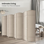 Cocosica 8 Panel Room Divider, 6Ft Folding Privacy Screen, Tall - Image 4