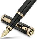 BEILUNER Black Fountain Pen, Stunning Luxury Pens by BEILUNER