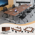 Folding Conference Table 4ft 5ft, Foldable Office Meeting Desk by Unknown
