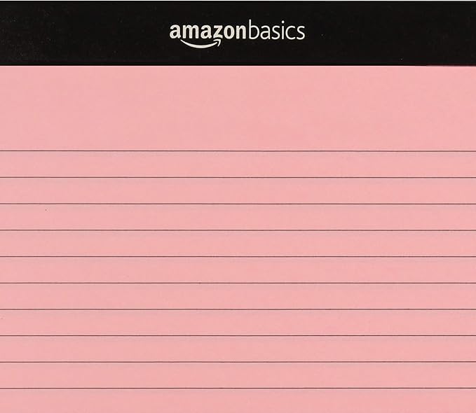 Amazon Basics Wide Ruled 8.5 x 11.75-Inch 50 Sheet Perforated Lined Writing - Image 4