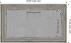 Amanti Art Grey Framed Magnetic Board 17x29 Small Vision Board - Image 4