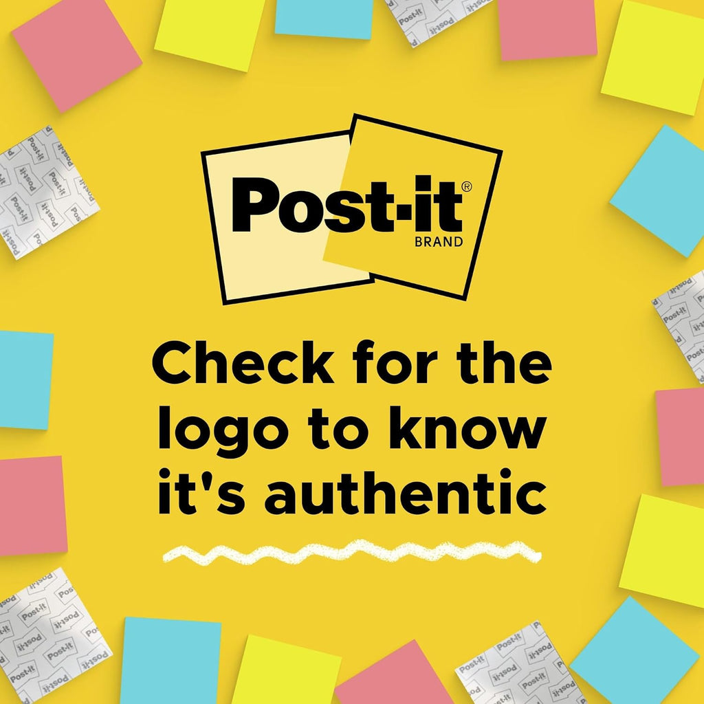 Post-it Notes, 3 x 3 in, Poptimistic Collection, 3 Lined Pads | School Supplies and Office Products