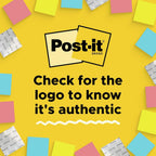 Post-it Notes, 3 x 3 in, Poptimistic Collection, 3 Lined Pads | School Supplies and Office Products
