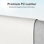 Aothia Leather Desk Pad Protector, Mouse Pad, Office Desk Mat, Non-Slip PU - Image 2