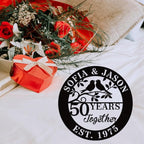efcustomgifts Personalized 50th Anniversary Metal Signs - Image 2