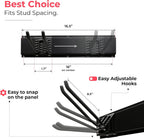 tidyme garage tool organizer wall mount, 48", 3, front angle view
