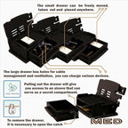 MED Wood Phone Docking Station – Nightstand Desk Organizer - Image 6