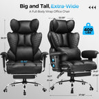 gtplayer big and tall gaming chair 400lbs heavy shown in use