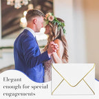 A7 White Envelopes 50 Pcs, Goefun 5x7 V-Flap Fancy Envelopes - Image 5