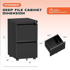 INTERGREAT Mobile File Cabinet - Image 3