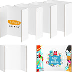 AKONEGE 6 Pack Medium Trifold Poster Board, School Projects, Science Fair by AKONEGE