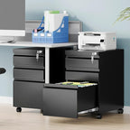 AFAIF 3 Drawer Mobile File Cabinet - Image 2