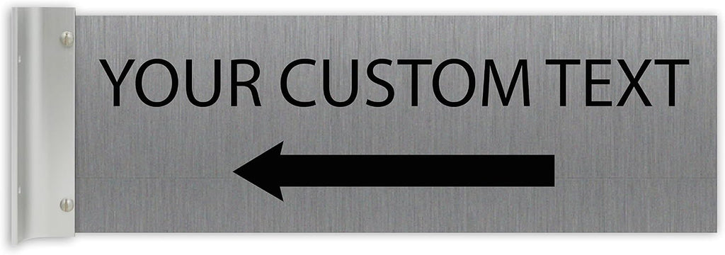 ALPHA DOG SIGNS Custom Projecting Hallway Sign, Personalized Indoor Outdoor