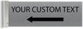 ALPHA DOG SIGNS Custom Projecting Hallway Sign, Personalized Indoor Outdoor