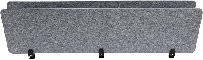 ReFocus Raw Clamp-On Acoustic Desk Divider Mounted Privacy Panel Set – Reduce - Image 7