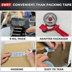 SWRT 24-Pack Silver Heavy Duty Duct Tape Strong Adhesive, 2 Inch x 720 Yd Duct - Image 7