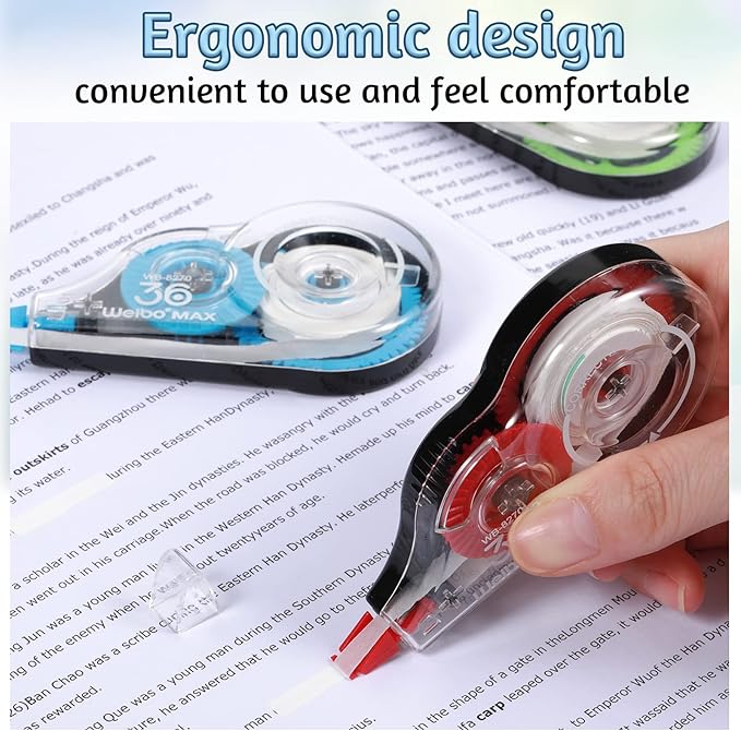 Mimorou 54 Pack Correction Tape Bulk White Correctional Fluid Tape Easy to Use - Image 5
