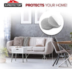 235 pcs Grey Felt Furniture Pads X-Protector! Huge Quantity of Furniture Pads - Image 6