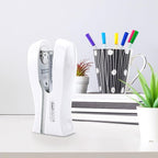 Rapesco 1319 Stand Up Stapler, Space-Saving Desktop Stapler, 20 Sheet Capacity - Image 3
