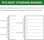 5 Sheets 10 Pages Postage Stamp Album Pages, 7 Pockets 7.7x 1.35in Stamp - Image 3