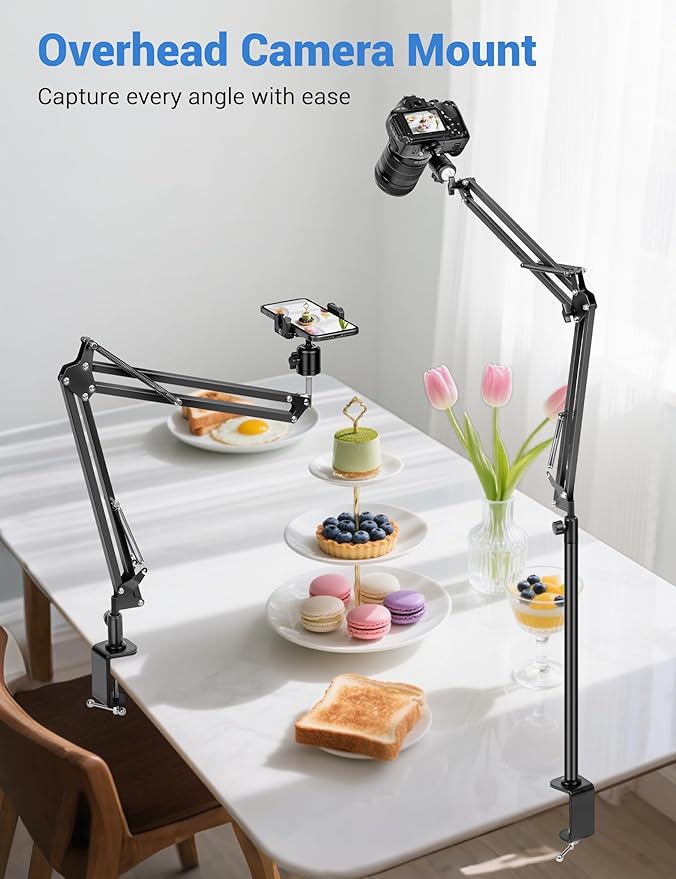 Evekea Overhead Camera Mount, Desk Camera Mount - Image 6