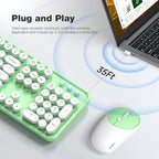 MOFII Wireless Keyboard and Mouse Combo, Computer Full Size 2.4G Plug and Play - Image 2