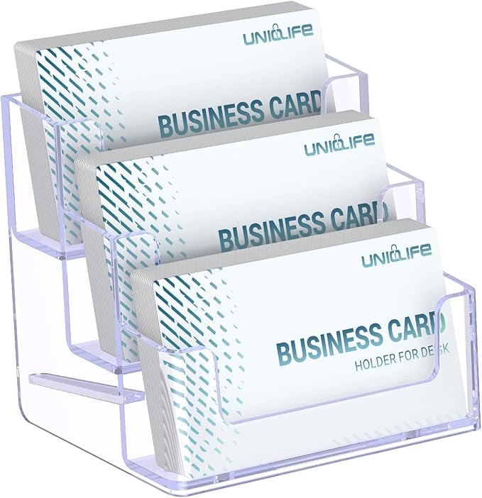 Uniclife Acrylic Business Card Holder by UnicLife