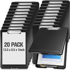 Mimorou 20 Pcs Clipboard with Storage, 9.5 x 13.5 Inch Plastic Heavy Duty by Mimorou
