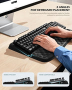 Computer Keyboard Stand with Wrist Rest, Keyboard pad with Wrist Support - Image 5