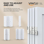VINGLI 70'' H Room Divider, Non-Woven Fabric Privacy Screen, Indoor Partition - Image 6