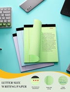 Aidunmis Colored Legal Pads, 3 Pack Writing Pads 8.5 x 11, Note Pads 8.5 x 11 - Image 3