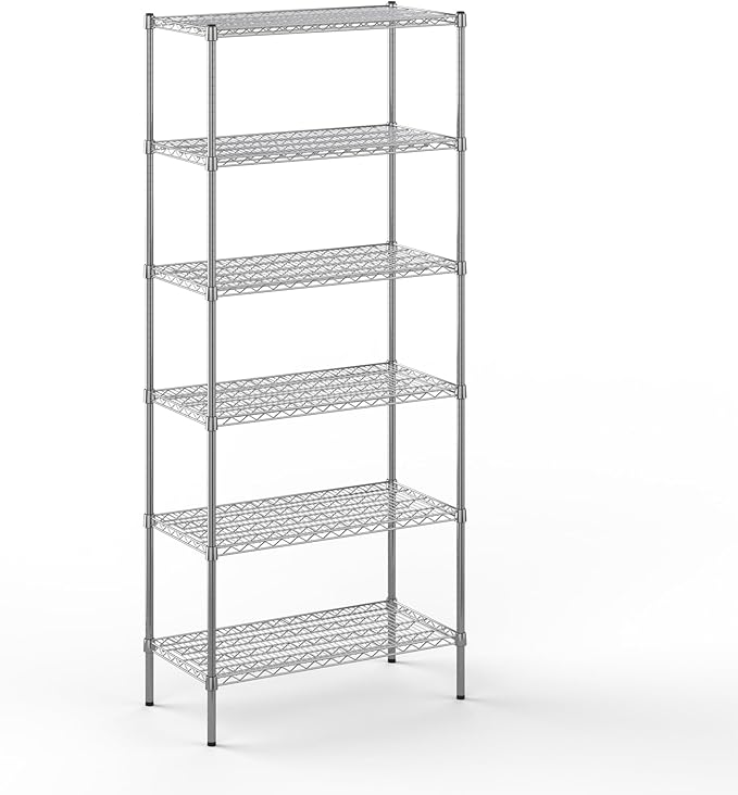 Regal Altair 18" Deep x 36" Wide x 86" Height Wire Shelving Kit | 6-Tier | NSF by Regal+Altair