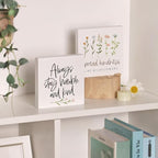 3 PCS Inspirational Wooden Box Signs - Image 8