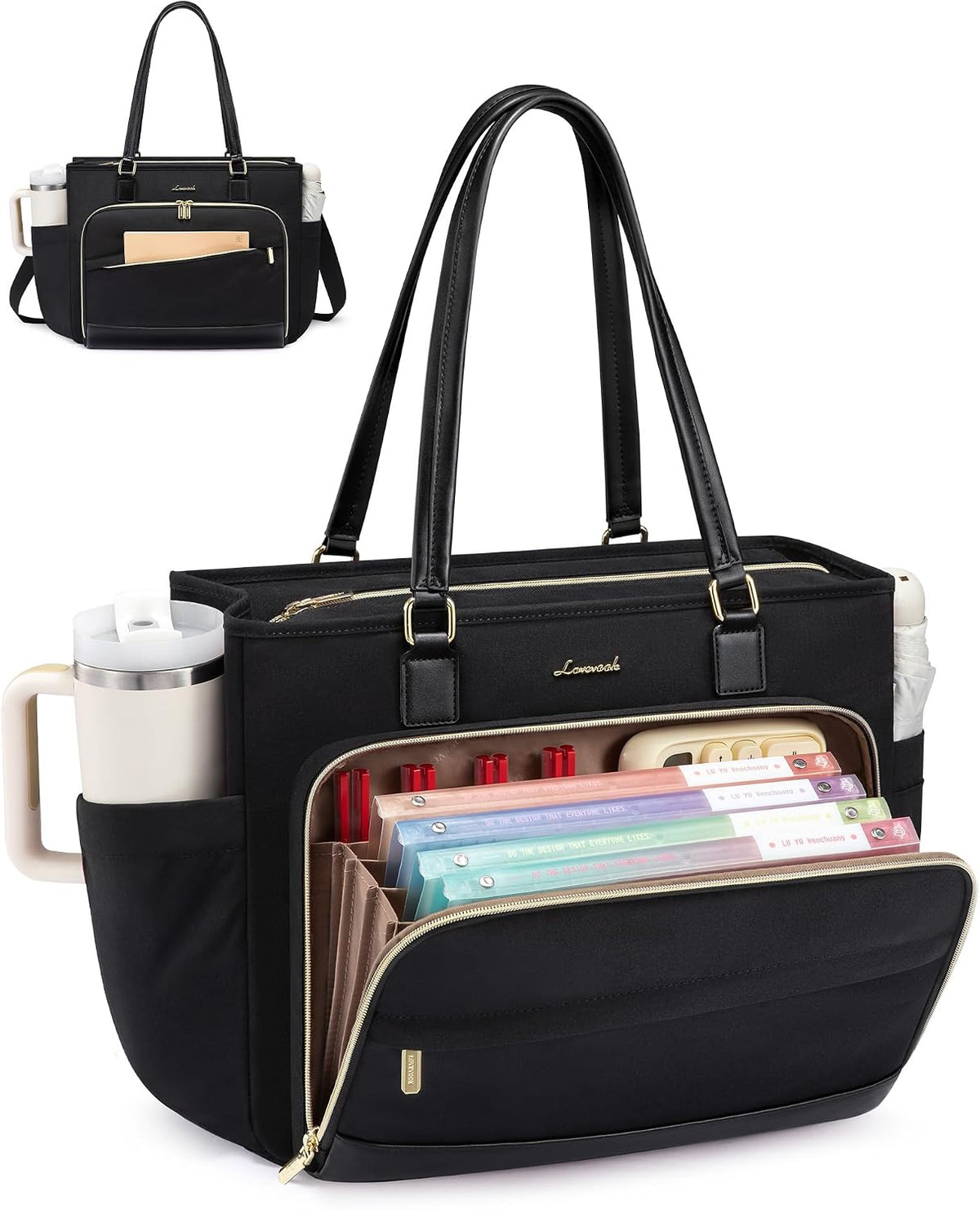 lovevook work tote bag for women,laptop bag with, main product view