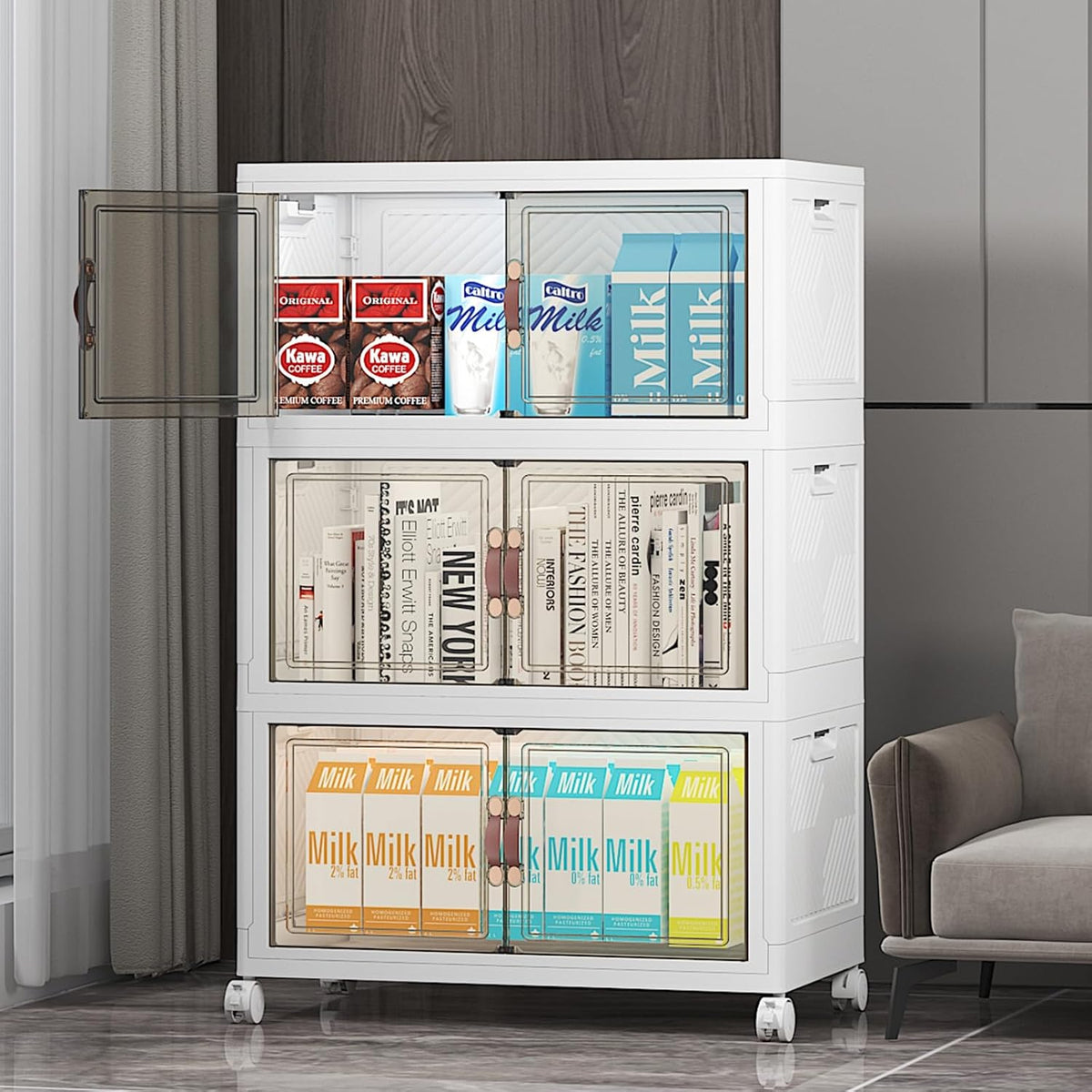 UAMFURI Extra Large Stackable Storage Bins