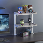 ART-GIFTREE Clamp On Desk Shelf 2-Tier, Wood Shelving Unit - Image 7