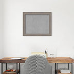 Amanti Art Grey Framed Magnetic Board 19x23 Small Vision Board - Image 5