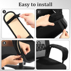 Artibetter Office Chair Armrest Pads 2pcs Arm Rest Covers Removable Elbow Cushion for Office, Wheelchair Comfy Gaming Chair 18X4 Inch