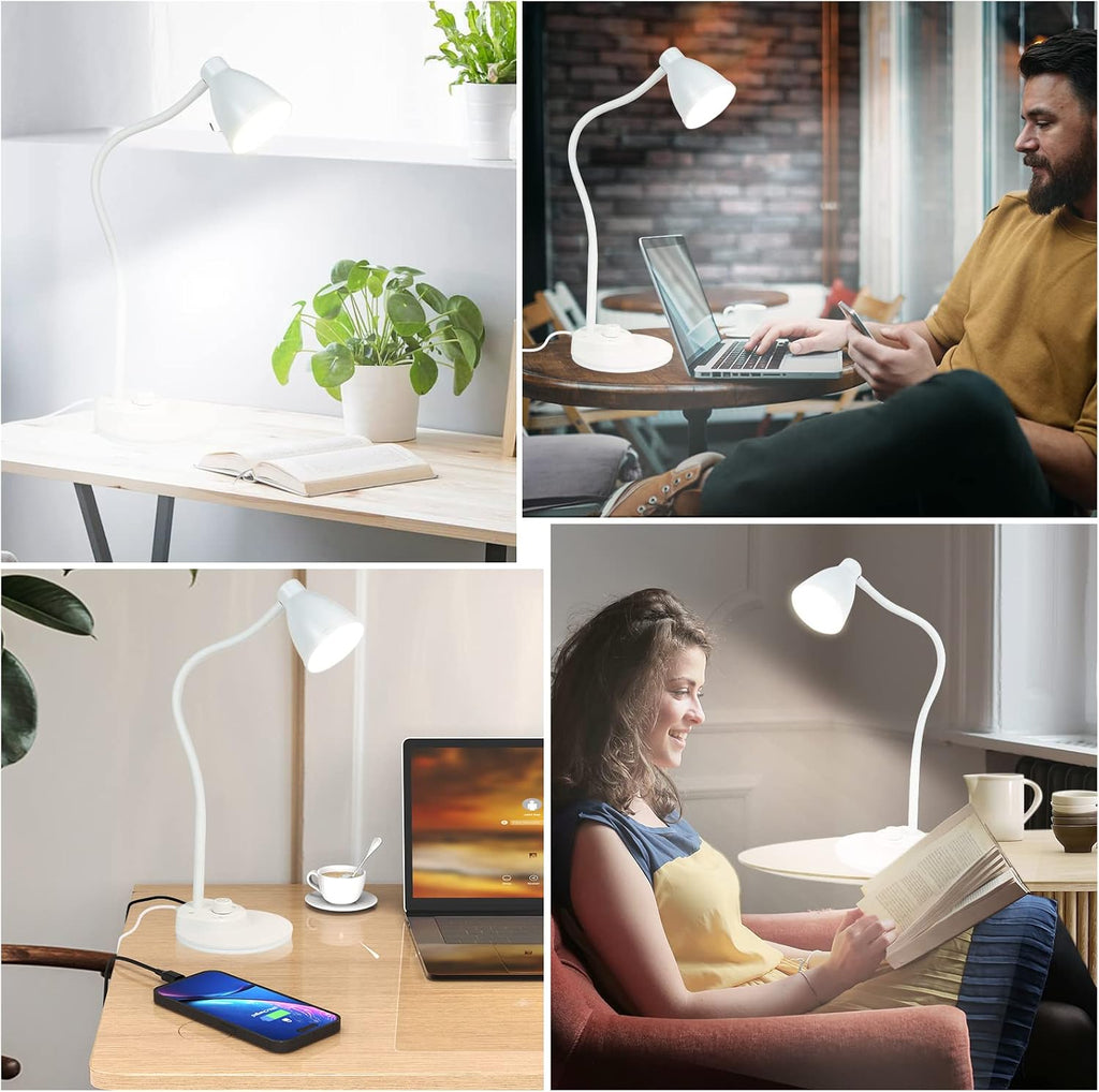 bohon led desk lamp with usb charging port on a desk or shelf