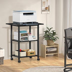 Lerliuo 3-Tier Printer Stand, Industrial Mobile Printer Table - Image 4