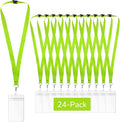 24-Pack Apple Green Breakaway Lanyards by WEZEBEL
