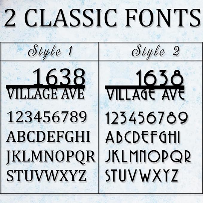 Metal House Numbers for Outside, Address Numbers for House, Address Signs for - Image 3