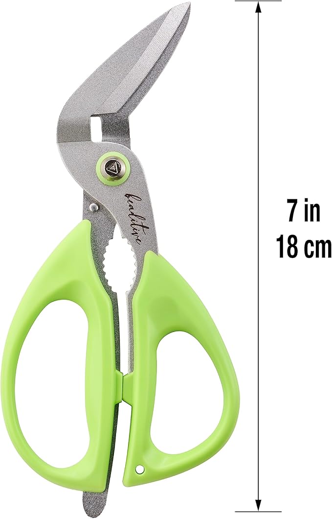 Beaditive Heavy Duty Multipurpose Angled Craft Scissors 7" - Image 7