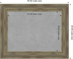 Amanti Art Grey Framed Magnetic Board 24x30 Medium Vision Board - Image 4