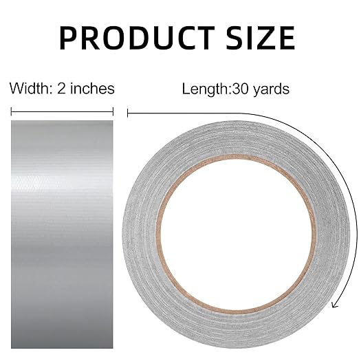 ROSEUP Duct Tape Heavy Duty Waterproof, 2 Inch x 1080 Yards, Strong Adhesive - Image 2