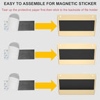 3 Pockets Magnetic File Holder for File Cabinets, Refrigerator, Magnetic Paper - Image 6